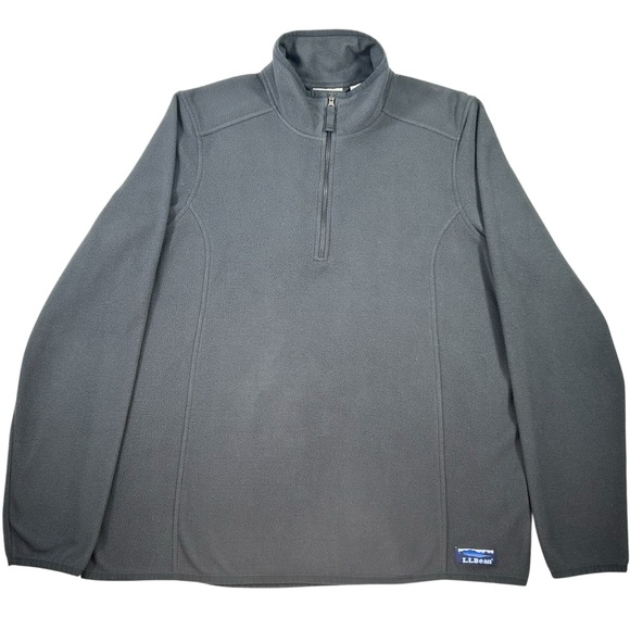 L.L. Bean Tops - L.L. Bean Quarter Zip Fleece Pullover Size Large Women's